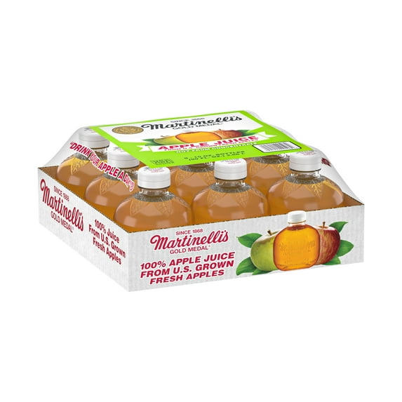 Martinelli's Apple Juice Plastic Bottle 10 oz 12-Pack