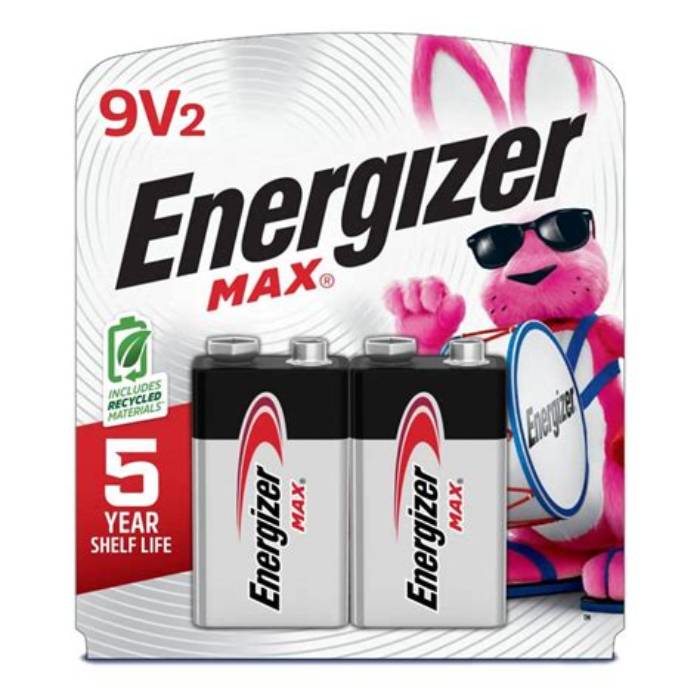 Energizer 9V 2-Pack 6-Count