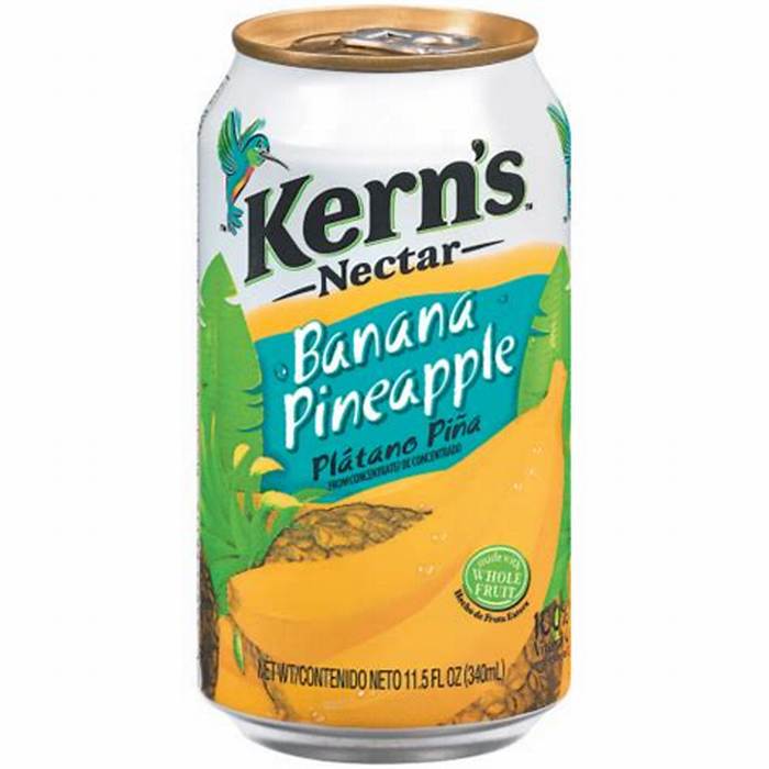 Kern's Nectar Strawberry Banana 11 oz 24-Pack