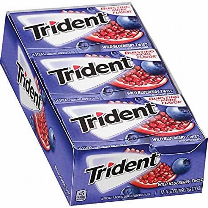 Trident Wild Blueberry 14 Sticks 12-Pack