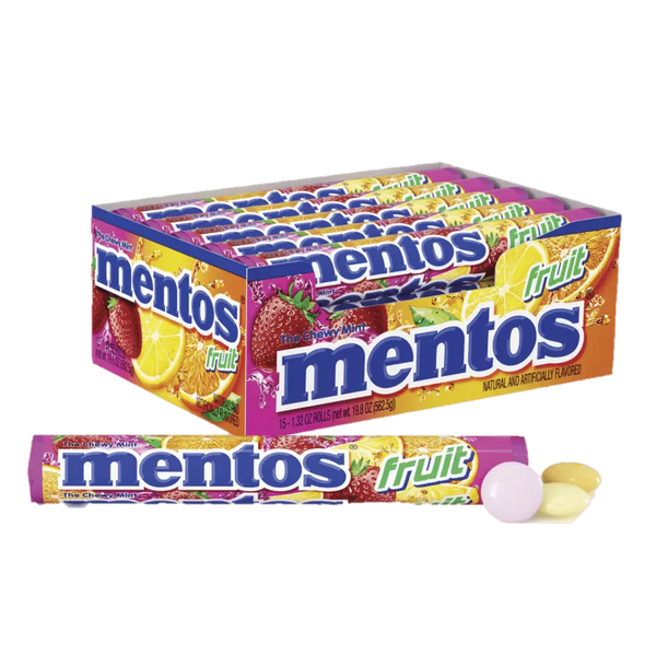 Mentos Mixed Fruit 15 Rolls