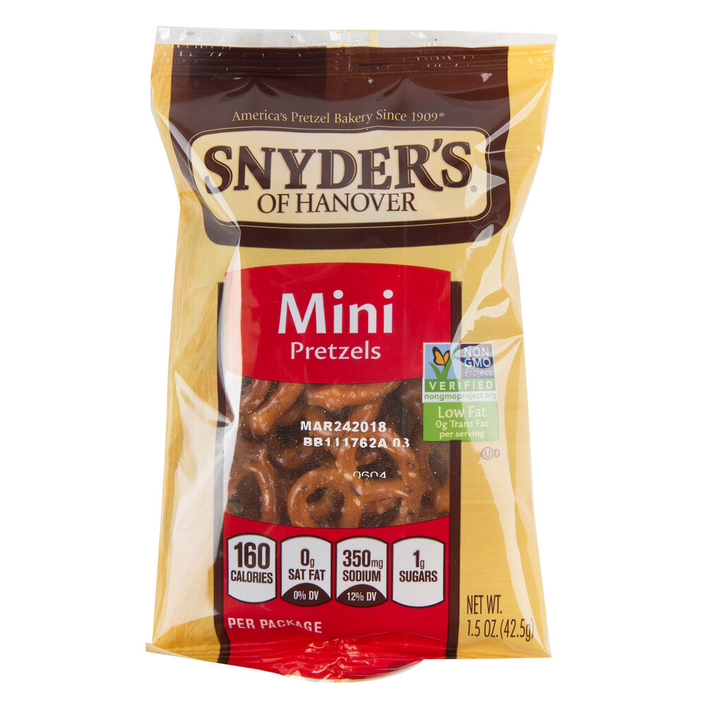 Snyder's Mini Pretzels 1.5 oz 60-Pack