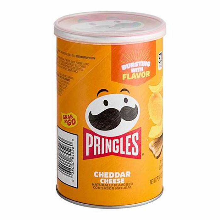 Pringles Cheddar Cheese 2.5 oz 12-Pack
