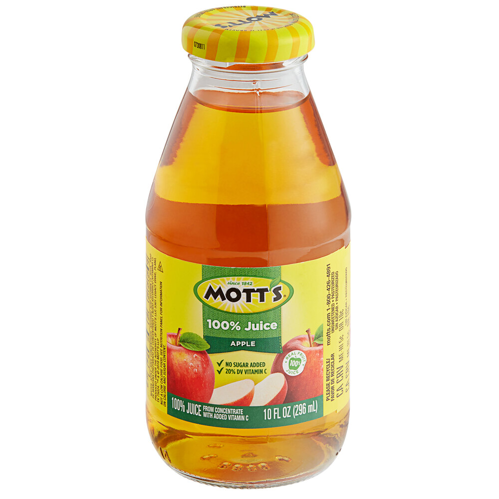 Mott's Apple Juice Glass 10 oz 24-Pack