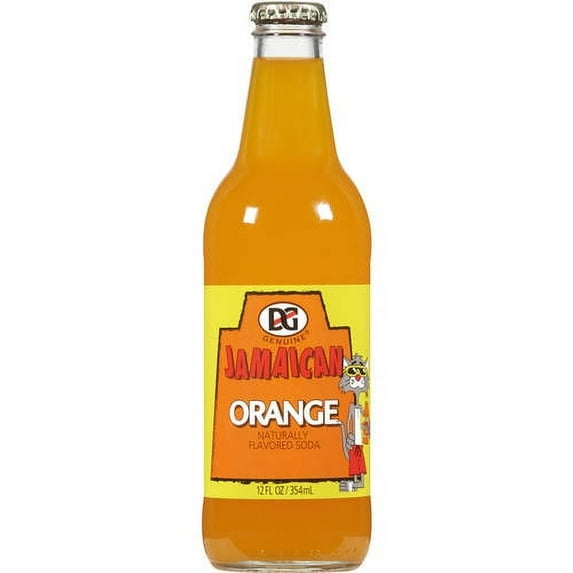 D&G Jamaica Soda Orange 12 oz 24-Pack