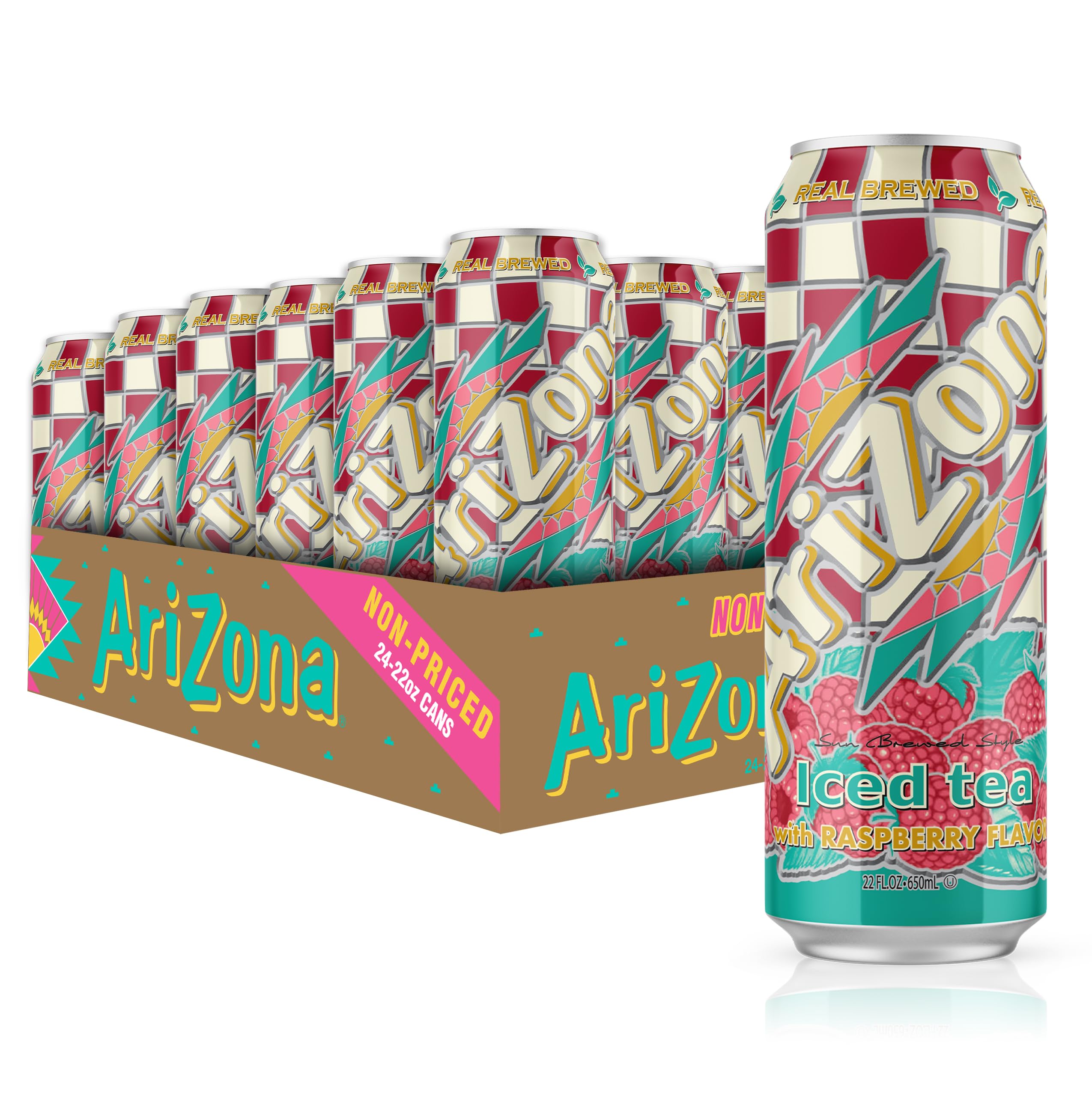 Arizona Tea Raspberry 24 oz 24-Pack