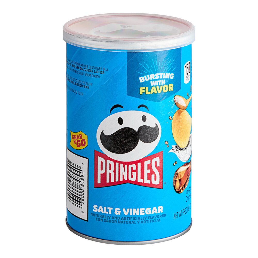 Pringles Salt & Vinegar 2.5 oz 12-Pack