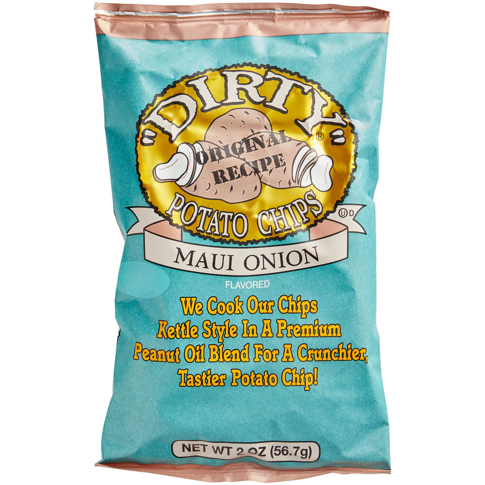 Dirty Potato Chips Maui Onion 2 oz 25-Count