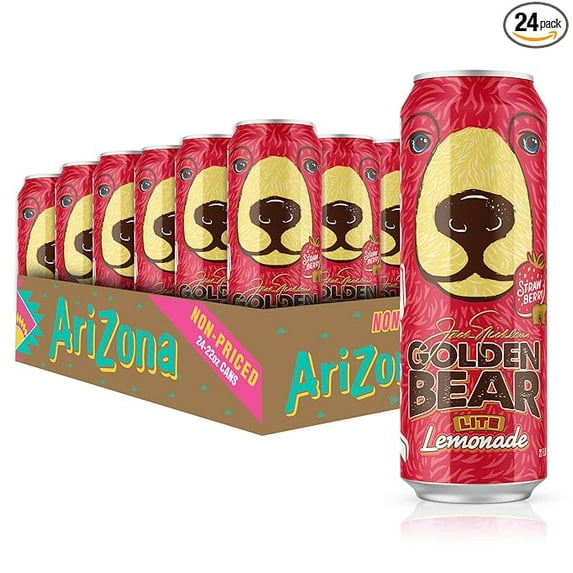 Arizona Golden Bear Strawberry 23.5 oz 24-Pack