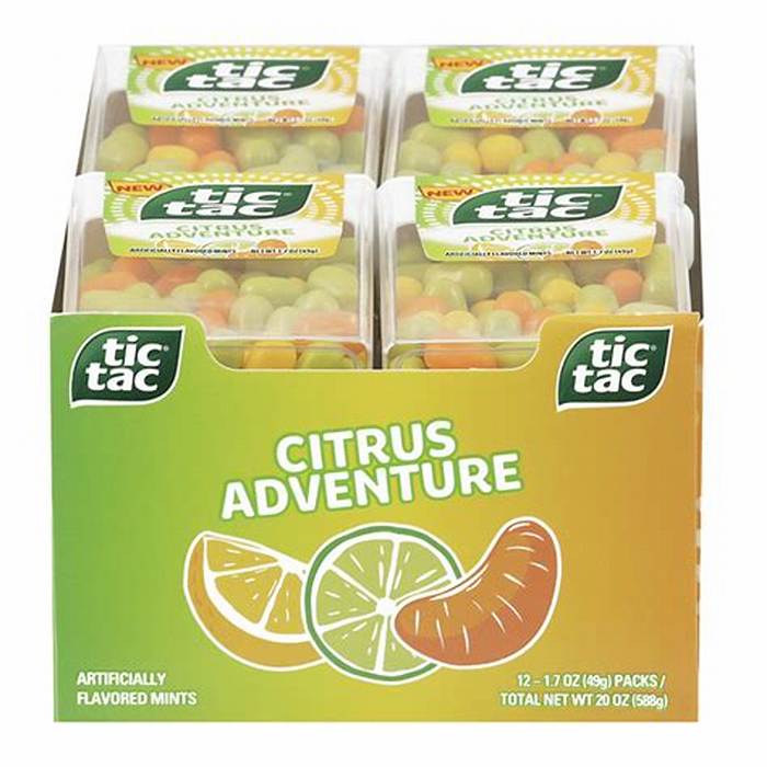 Tic Tac Citrus Adventure 1.7 oz 12-Pack