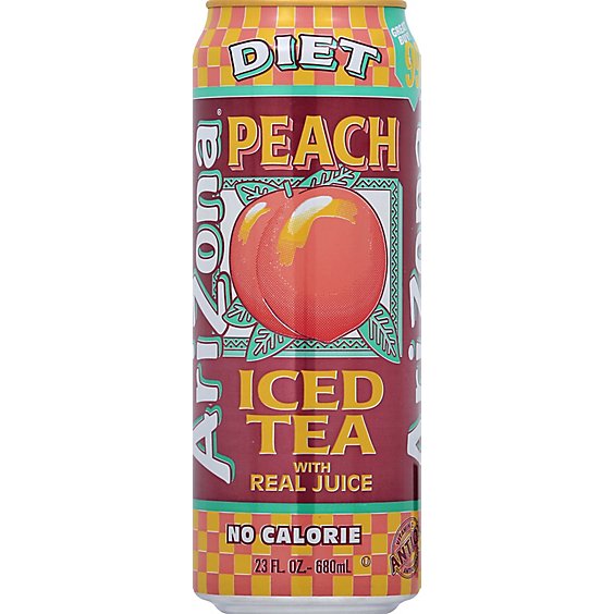 Arizona Diet Peach Tea 24 oz 24-Pack