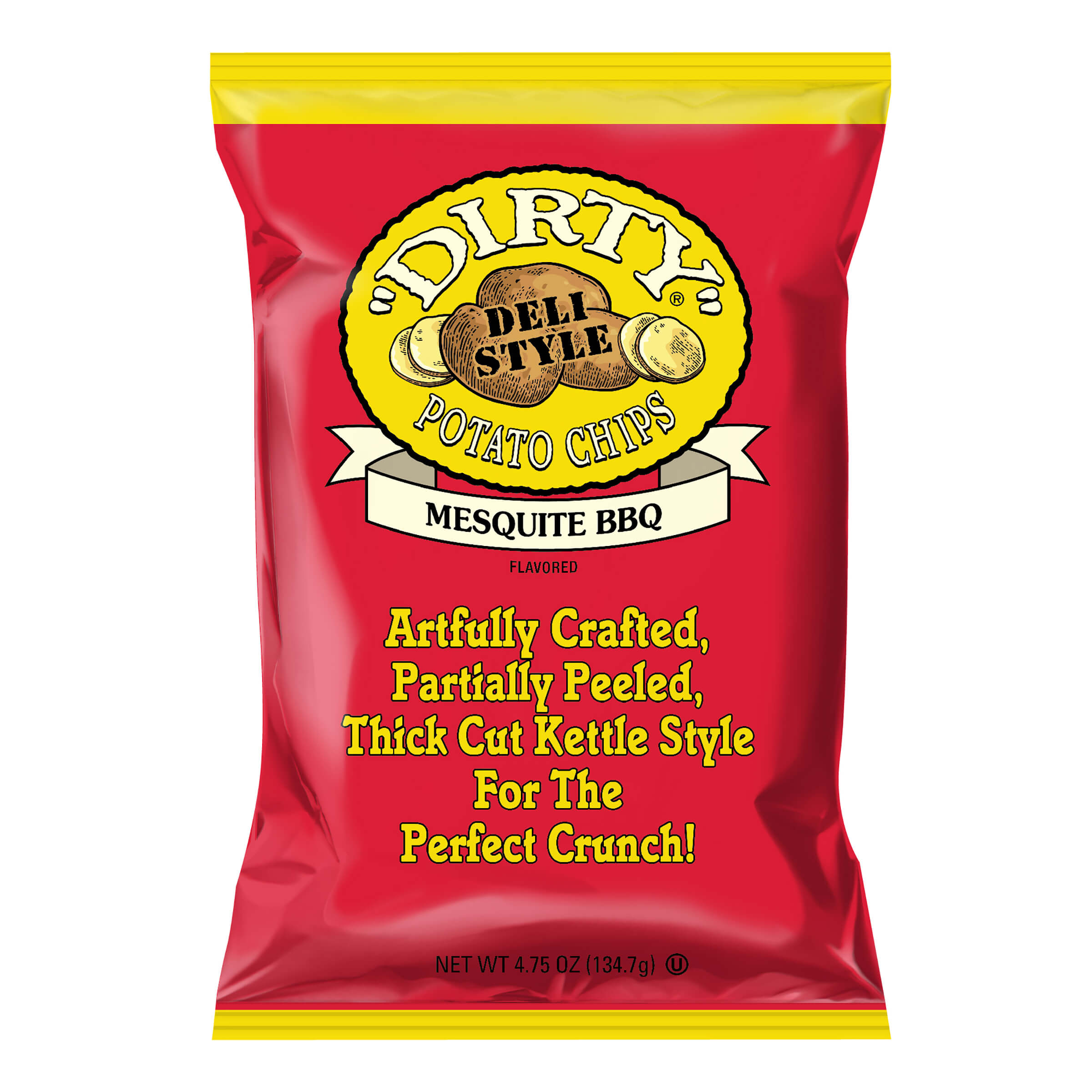 Dirty Potato Chips Bar-B-Que 2 oz 25-Count
