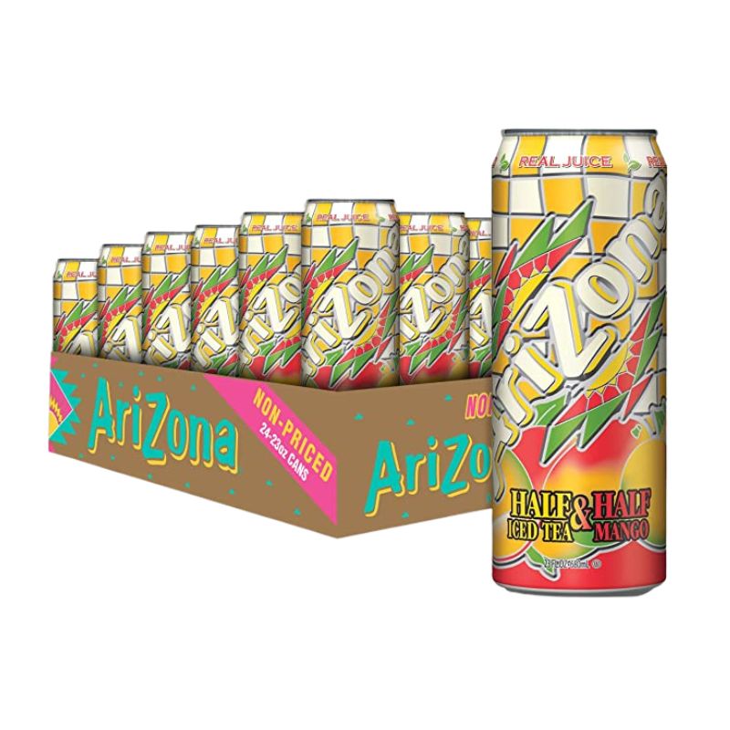 Arizona Half Tea & Mango 23.5 oz 24-Pack