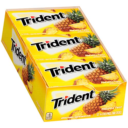 Trident Pineapple Twist 14 Sticks 12-Pack