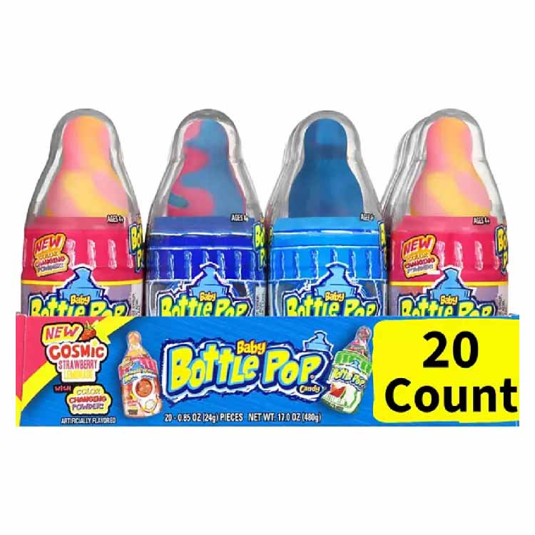 Baby Bottle Pop Assorted 0.85 oz 20-Pack