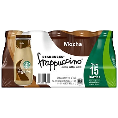 Starbucks Frappuccino Mocha 9.5 oz 15-Pack