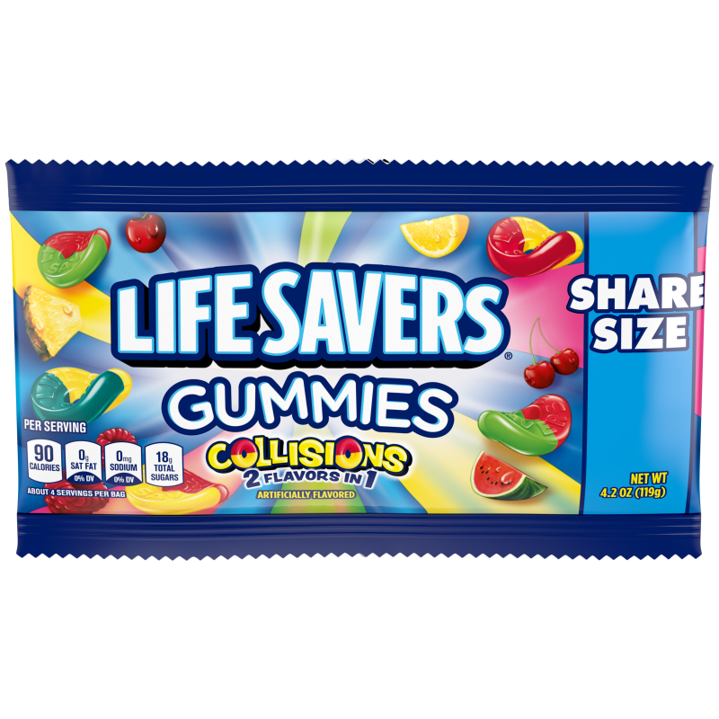 Life Savers Gummies Collisions Share Size 4.2 oz 15-Count