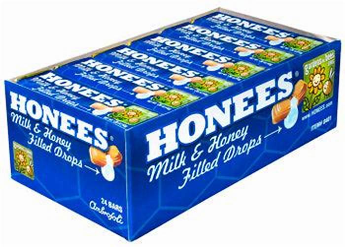 Honees Blue Honey Filled Drops 8 oz 24-Count