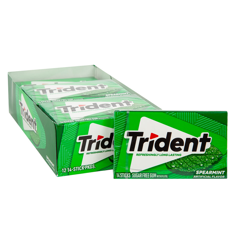 Trident Spearmint 18 Sticks 12-Pack