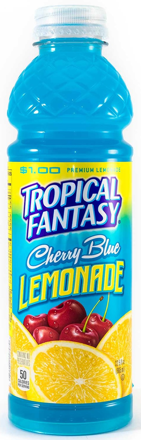 Tropical Fantasy Cherry Blue Lemonade 23.5 oz 24-Pack
