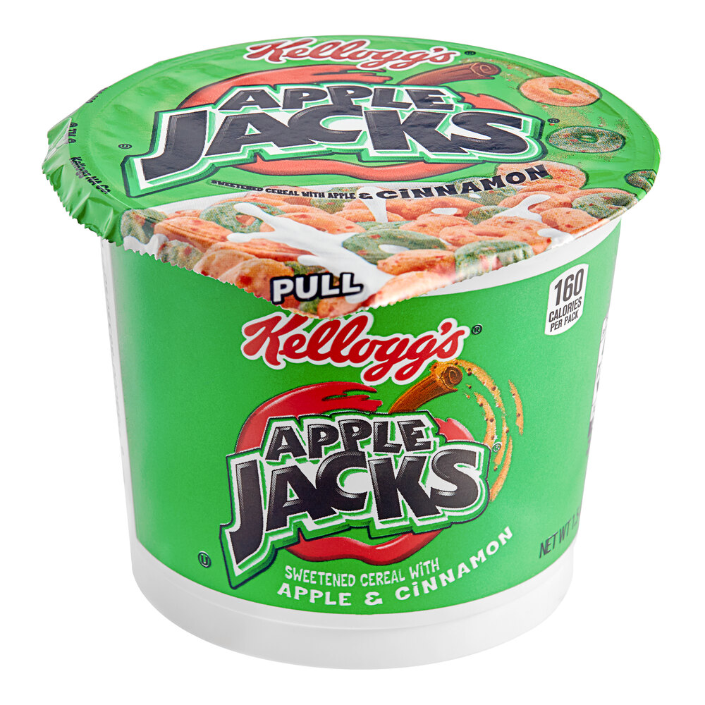 Kellogg's Apple Jacks Cup 1.5 oz 6-Pack