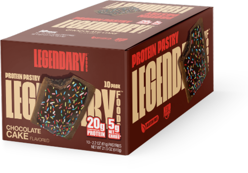 Legendary Protein Pastry Chocolate Cake 2.2 oz 10-Pack