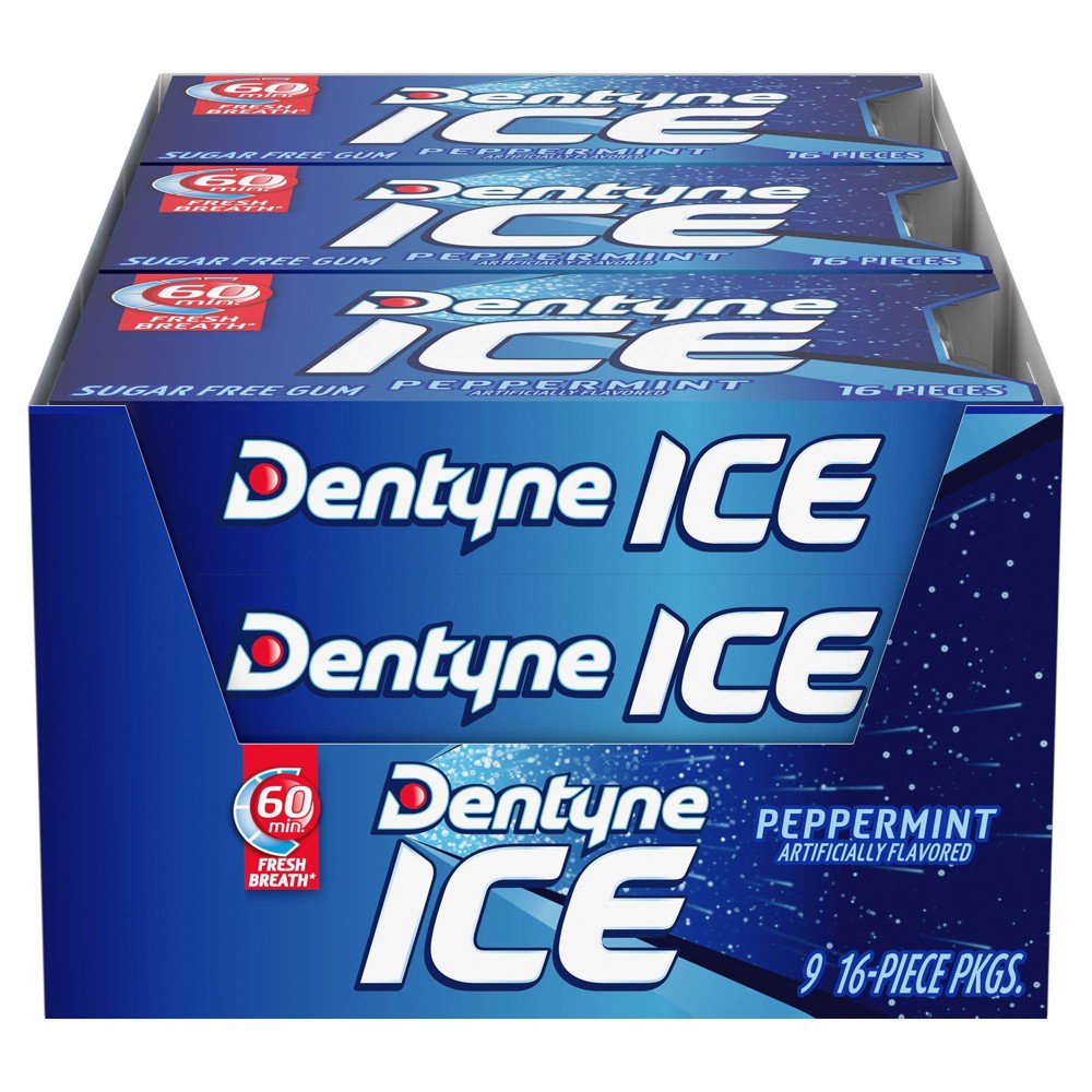 Dentyne Peppermint 16 Pieces 9-Pack