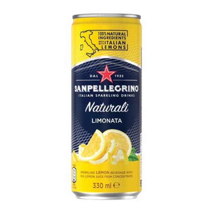 San Pellegrino Limonata Can 12 oz 24-Pack