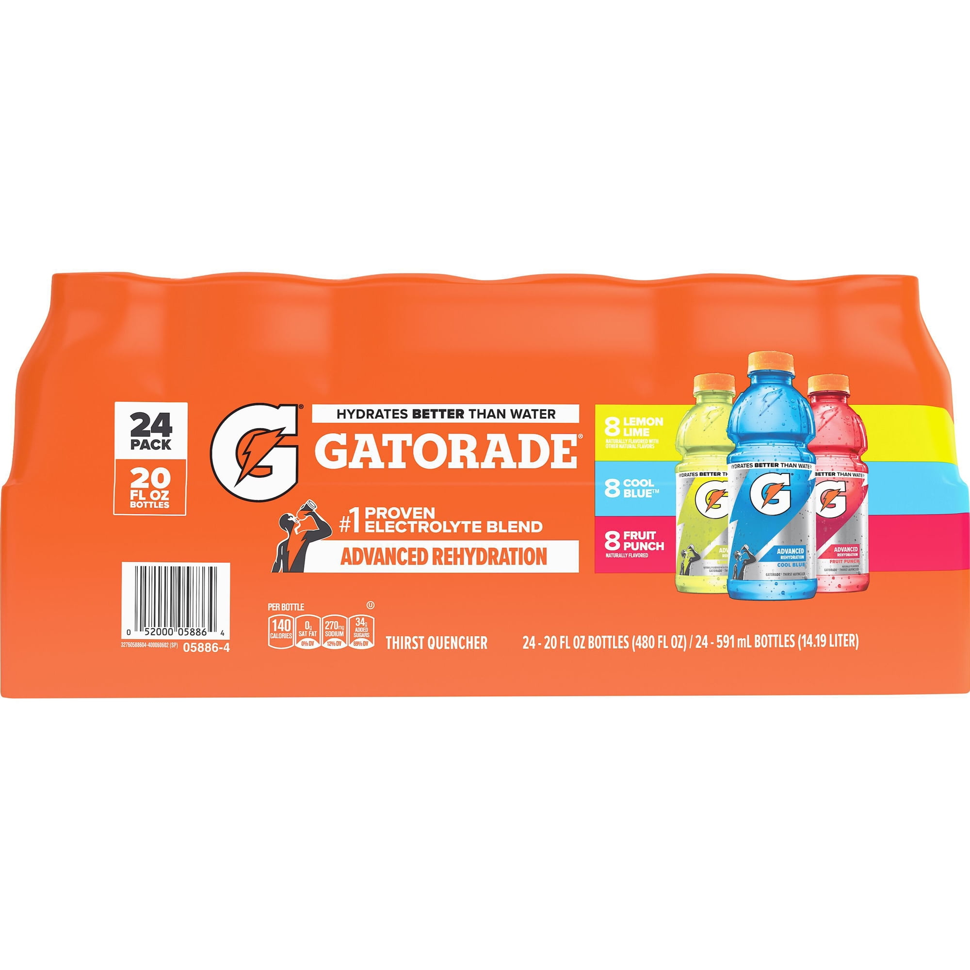 Gatorade Original Variety 20 oz 24-Pack