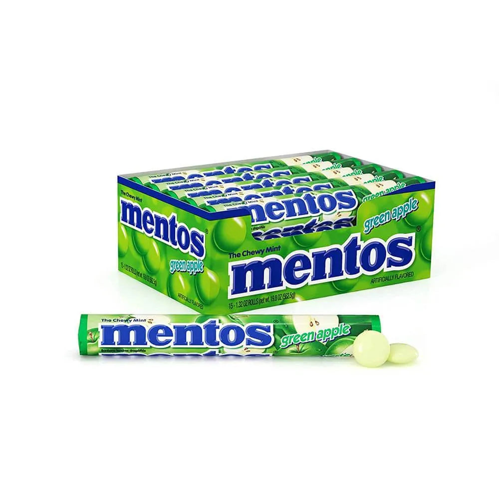 Mentos Green Apple 15 Rolls