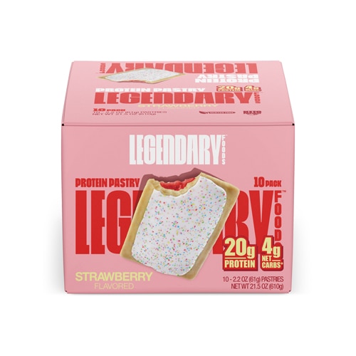 Legendary Protein Pastry Strawberry 2.2 oz 10-Pack