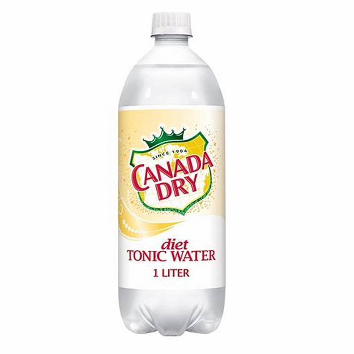 Canada Dry Diet Tonic Water with Lemon Twist 1 L 15-Pack