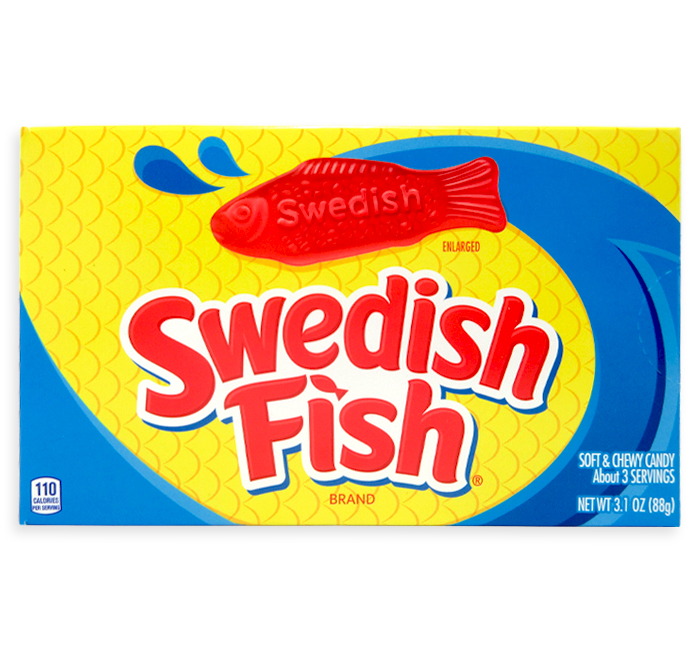 Swedish Fish Theater Box 3.1 oz 12-Pack