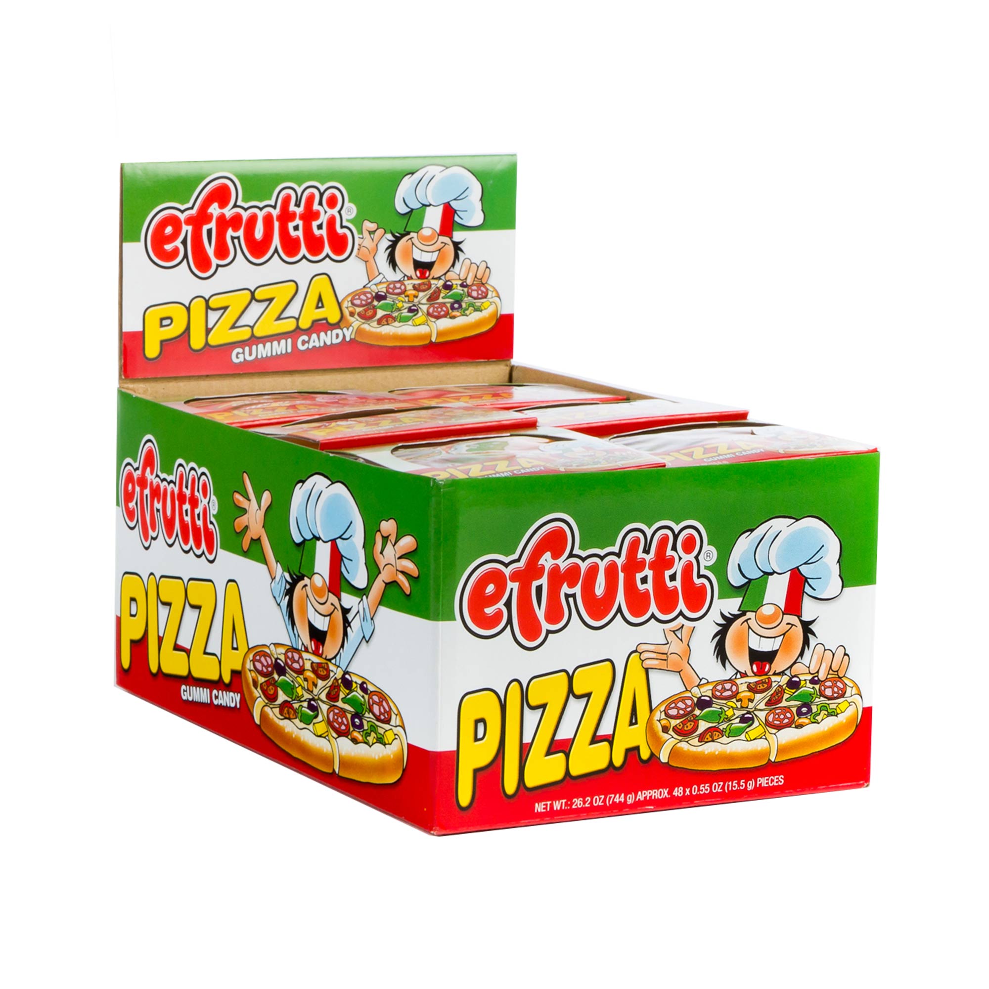 eFrutti Pizza Gummi Candy 0.55 oz 48-Count