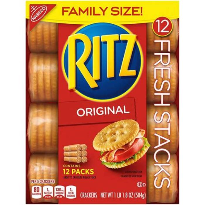 Ritz Crackers Club Pack 3.4 oz 12-Pack