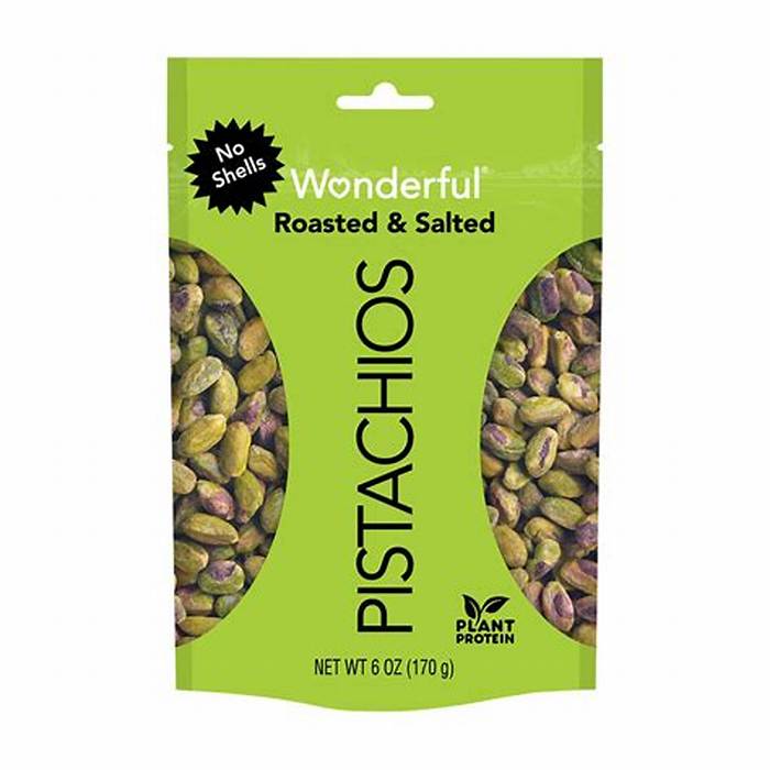 Wonderful Pistachios No Shells Roasted & Salted 6 oz 10-Count