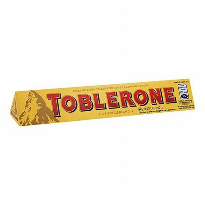 Toblerone Milk Chocolate 3.52 oz (100 g) 20-Pack
