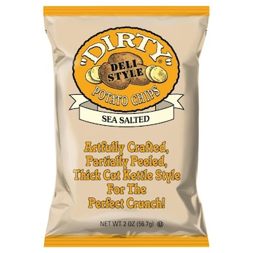 Dirty Potato Chips Lightly Salted 2 oz 25-Count