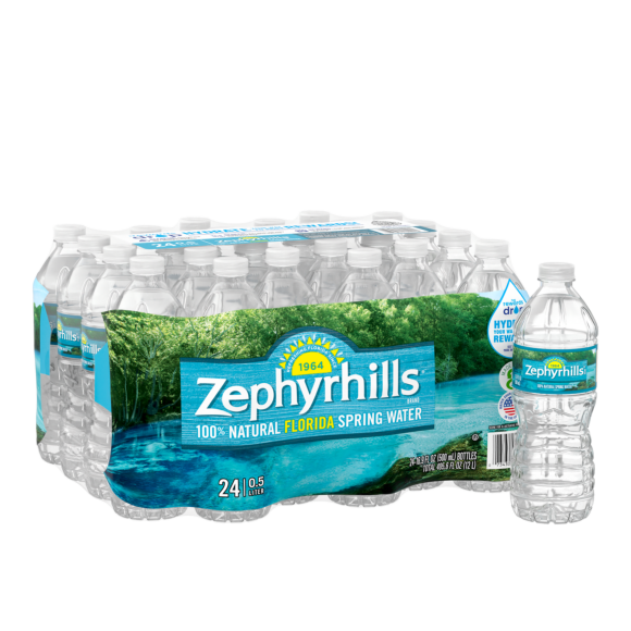 Zephyrhills Spring Water 20 oz 24-Pack