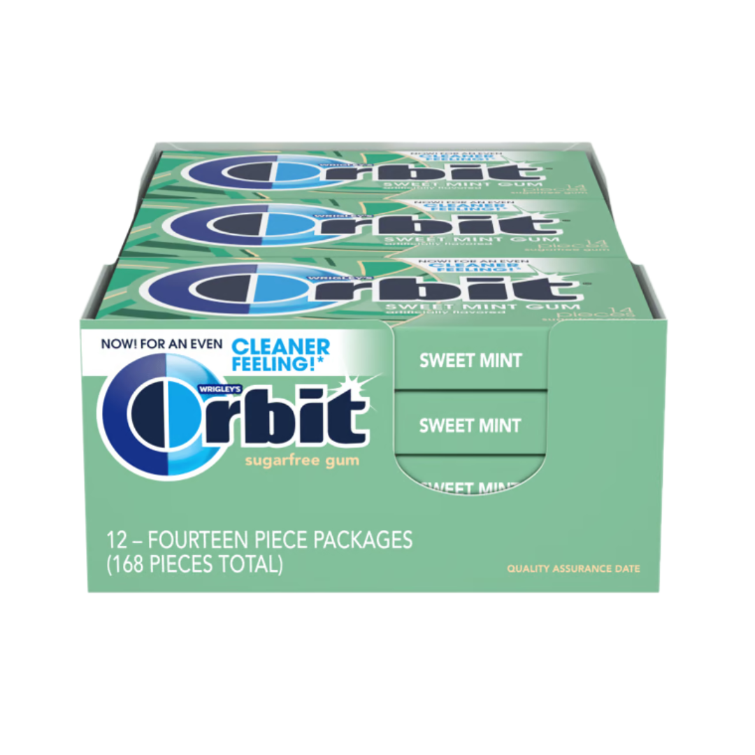 Orbit Sweet Mint 14 Pieces 12-Pack
