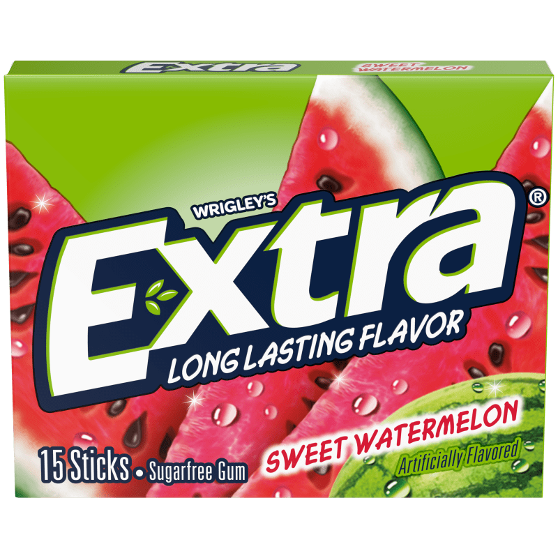 Extra Sweet Watermelon 15 Sticks 10-Pack