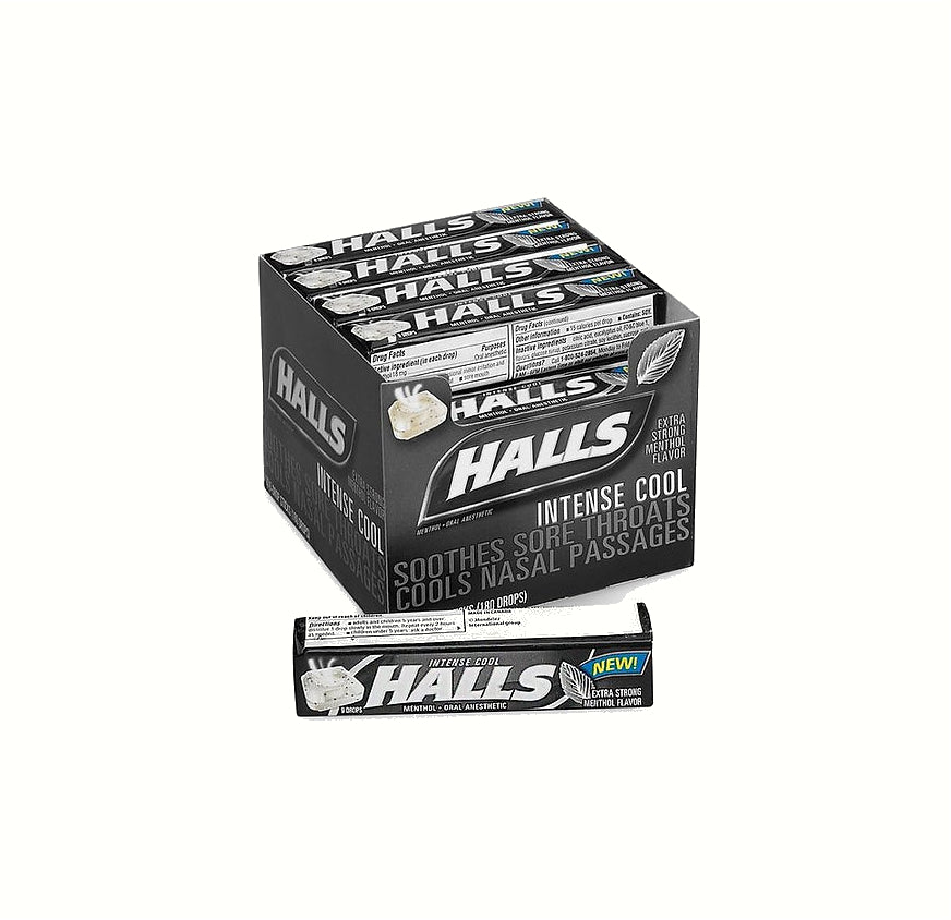 Halls Intense Cool 9 Drops 20-Pack