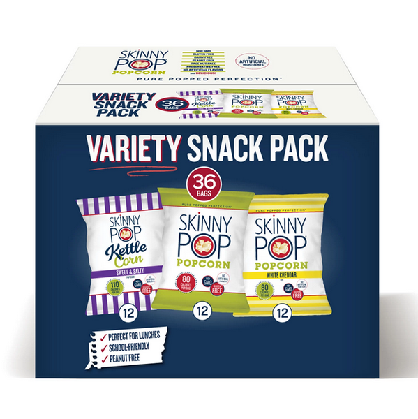SkinnyPop Variety Pack 0.5 oz 36-Count