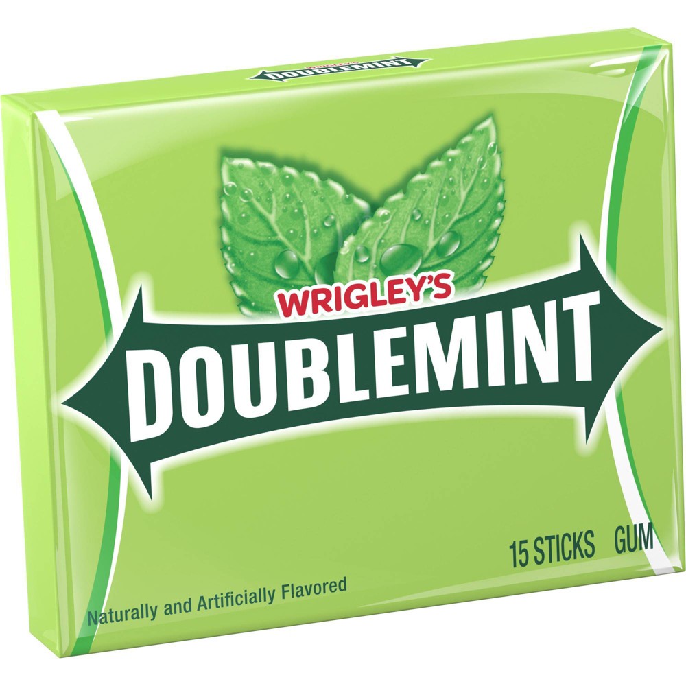 Wrigley's Doublemint Slim Pack 15 Sticks 10-Pack