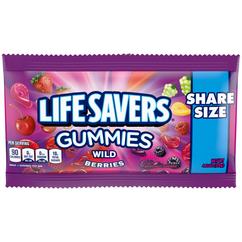 Life Savers Gummies Wild Berries Share Size 4.2 oz 15-Count