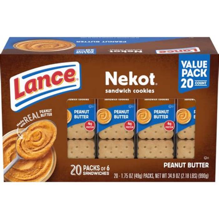 Lance Nekot Peanut Butter 1.7 oz 20-Pack