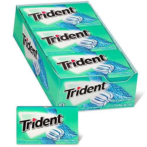 Trident Minty Sweet Twist 14 Sticks 12-Pack