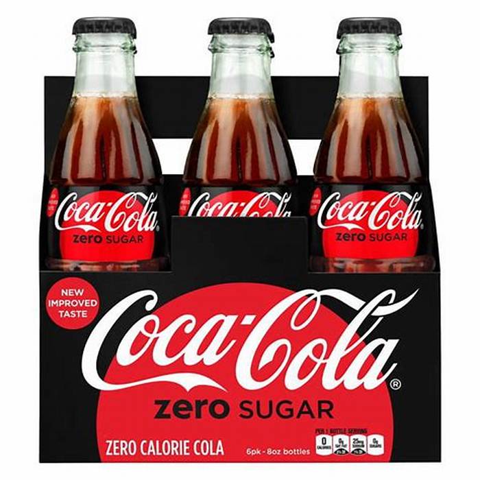 Coke Zero Glass 8 oz 24-Pack