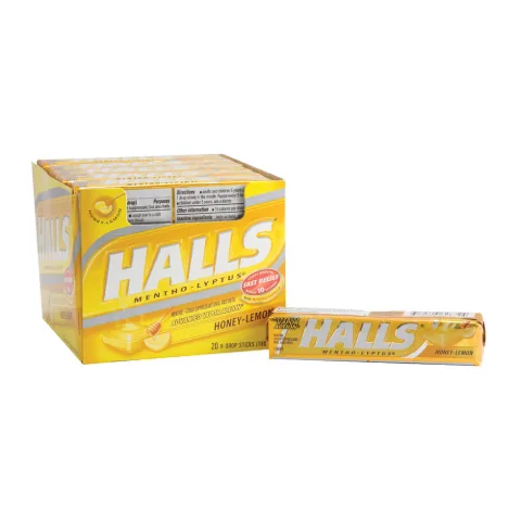 Halls Honey Lemon 9 Drops 20-Pack