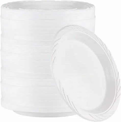 Plastic Plate Plain 9" 20-Count 25-Pack